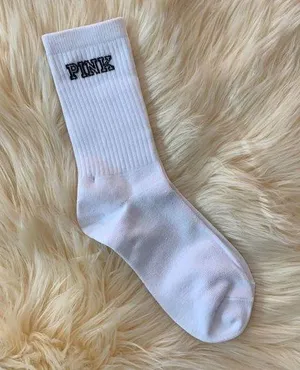 Pink By Victoria’s Secret White Socks thumbnail 1