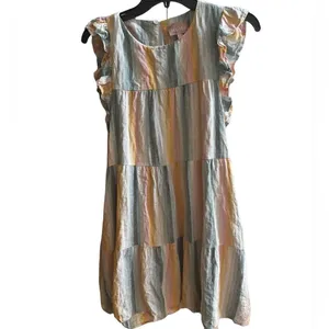 Show me your Mumu Daydream Mini Dress Sunset Stripe S thumbnail 4
