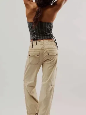 O We The Free NWOT "Can't Compare" Slouch Cargo Pants - Casual Utility Style XS thumbnail 4