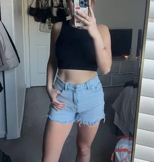 ZARA Jean Shorts thumbnail 4