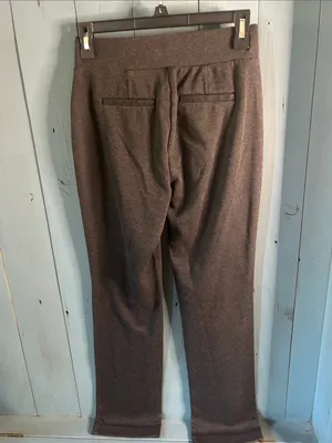 Time & Tru Charcoal Black Stretch Knit Women's Straight Leg Pants | Size XS thumbnail 2