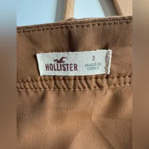 Hollister Brown Button-Front Mini Skirt Size 3‎ thumbnail 5
