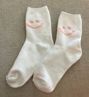 These Three Boutique Smily Face Socks thumbnail 1