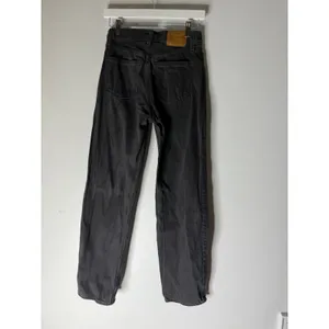 Levis Dad Jean Womens 24 Washed Black High Rise Straight Leg Denim Pants thumbnail 4
