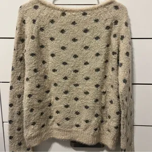 Anthropologie Moth Dotted Woolly Sweater Tan Size L thumbnail 3