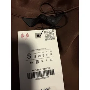 Zara Luxury Cowl Neck Chocolate Brown Midi Dress Flowy Collection‎ Capsule thumbnail 7
