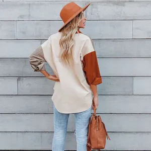 VICI Mav Colorblock Corduroy Shacket thumbnail 2