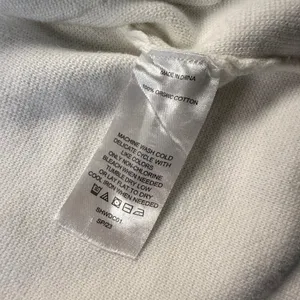 Quince Organic Cotton Knit Blazer White Open Front Cardigan Jacket Layer Large thumbnail 4