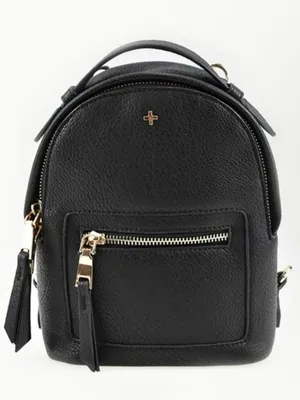 Princess Polly Peta+Jain Zoe Faux Leather Preppy Academia Classic Mini Backpack thumbnail 1