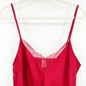 Victorias Secret VS Coquette Y2K Lace Trim Satin Babydoll Cami Slip Dress Size L thumbnail 2