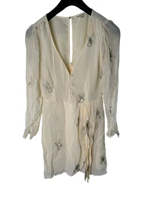 For Love and Lemons Scorpio scorpion wrap dress women's size small thumbnail 2
