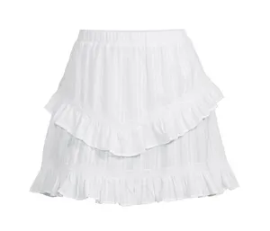 Time and Tru Ruffled White Skirt Size XXL thumbnail 1