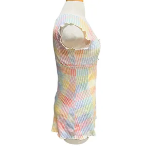 LoveShackFancy Zoie Printed Mini Dress Size Large thumbnail 5