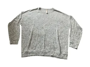Athleta Coaster Luxe Sweatshirt Womens‎ Large Grey Heathered Oversized Cozycore thumbnail 1