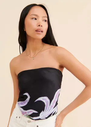 Free People. Spellbound Strapless‎ Bodysuit NWT M thumbnail 1
