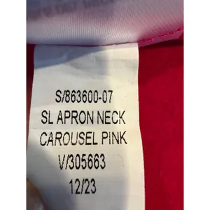 Old Navy Carousel Pink Apron Neck Cross Back Mini Dress XL Minimalist Resort y2k thumbnail 10