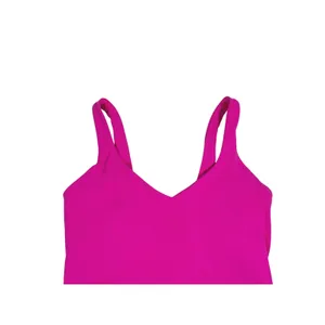 Lululemon Align Waist Length Tank Top Size 4 Sonic Pink Yoga Pilates Gym Fitness thumbnail 5