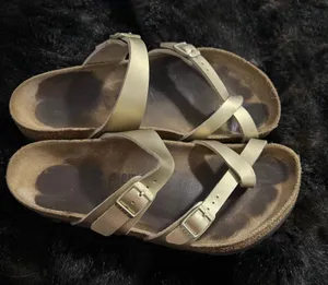 Birkenstock Mayari Tobacco Brown Oiled Leather sandals shoes 39 8.5 thumbnail 1