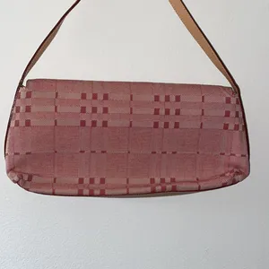 Burberry Vintage Authentic Red Denim Shoulder Bag thumbnail 4