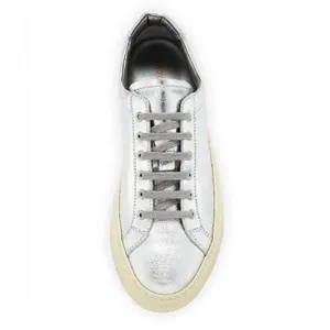 WOMAN by COMMON PROJECTS Achilles Retro Leather Low Top Sneakers Silver Size 38 thumbnail 2