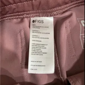 Women’s pink Figs Technical Collection medical scrubs pants joggers XS‎ thumbnail 5