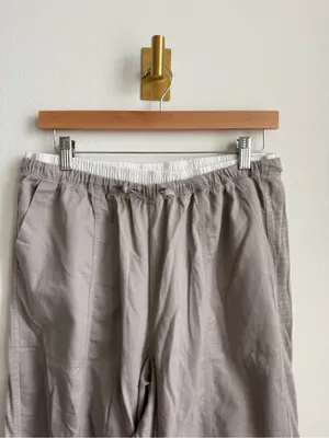 Daily Practice by Anthropologie Parachute Wide Leg Pants Taupe Small thumbnail 5