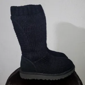 UGG Wool Mid Tall Boots Womens Size 6 thumbnail 5