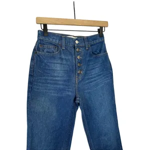 Reformation Cynthia Button Fly High‎ Rise Straight Jeans Zenia Wash Size 23 thumbnail 7