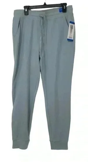Marc New York Ribbed Joggers L Serenity Blue Lounge Pants NWT Flaw thumbnail 1