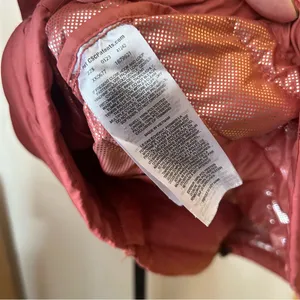 Columbia Puffer Jacket Omni-Heat Insulated Full Zip‎ Up Coat Salmon Pink Size XS thumbnail 9