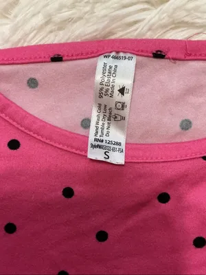 Charlotte Russe Pink Polka Dot Cami Pajama Top thumbnail 2