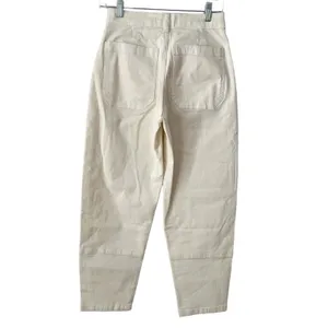 NWD Everlane The Utility Barrel Pant in Bone Crop Wide Leg Denim Jeans Size 2 thumbnail 5