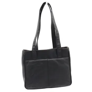 Sears Shoulder Bag Women's OS Black Leather Gold Hardware NWT thumbnail 4