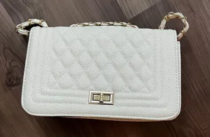 Cream Quilted Bag thumbnail 1