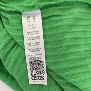 ASOS Dress 6 Green Short Sleeve Casual Preppy Minimalist Spring thumbnail 5
