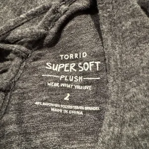 Torrid Sweater Dress Super Soft Plush Lattice Minimalist Boho Cozy Luxe 2 2X thumbnail 3