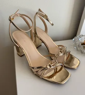 Gold Tommy Hilfiger Heels thumbnail 1