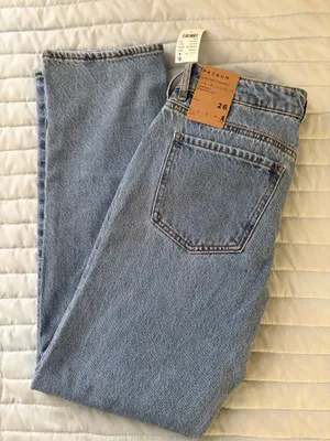 Jordyn PacSun Low-Rise Straight Jeans Medium Indigo Leg thumbnail 3