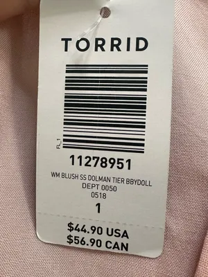 torrid Blush Pink Crochet-Trim Babydoll Blouse Women’s Size 1 (plus size 1x) thumbnail 5