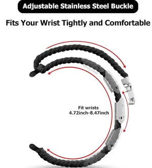 Apple Watch Black Braided Nylon Band thumbnail 2