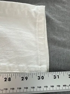 7 For All Mankind Sz 27 White Denim Low-Rise Skinny Jeans Y2K Rhinestone Pockets thumbnail 10