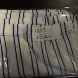 Pilcro Anthropologie Navy & White Striped corset tank size small NWT thumbnail 2