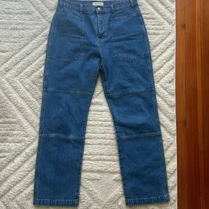 Madewell 90s Straight Leg Utility Jeans thumbnail 2