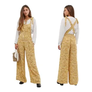 Free People Sugar Sands Wide Leg Jumpsuit In Honey thumbnail 3