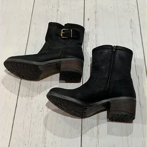 Steve Madden Graaber black heeled leather booties thumbnail 4