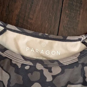 Paragon Fitwear Gray Camo Crop Active Top Size S thumbnail 3