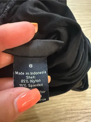 Aerie Black High-Waisted Scallop Bottom Size XS w/ Apt. 9 Ruched Tankini Size 6 thumbnail 6