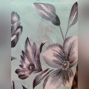 Floral Halter Maxi Dress - Teal, Size M thumbnail 14