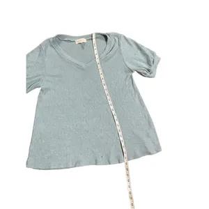 ‎Perfect Peach ribbed Vneck light green sweater small thumbnail 6