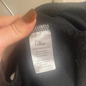 ✨Lulus Baby Got Backless Black Mock Neck Tie-Back Sz Medium Sweater✨ thumbnail 11
